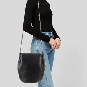 Cuyana leather shoulder bag